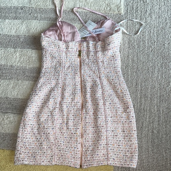 For Love & Lemons Dionne Mini Dress in Carnation S - Picture 14 of 16